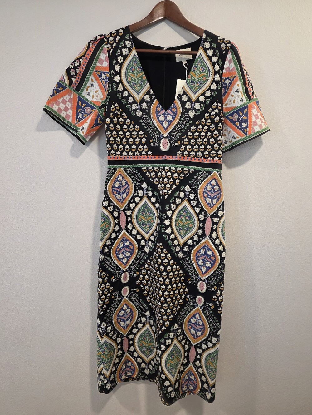Sezane Talma Artemis Midi Sheath Dress -NWT - Picture 5 of 9